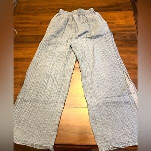 Light Blue Gauze Pants